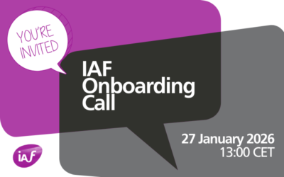 You’re invited: IAF Onboarding Call