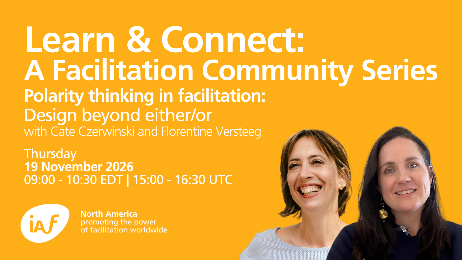 Learn & Connect | Polarity thinking in facilitation: Design beyond either/or