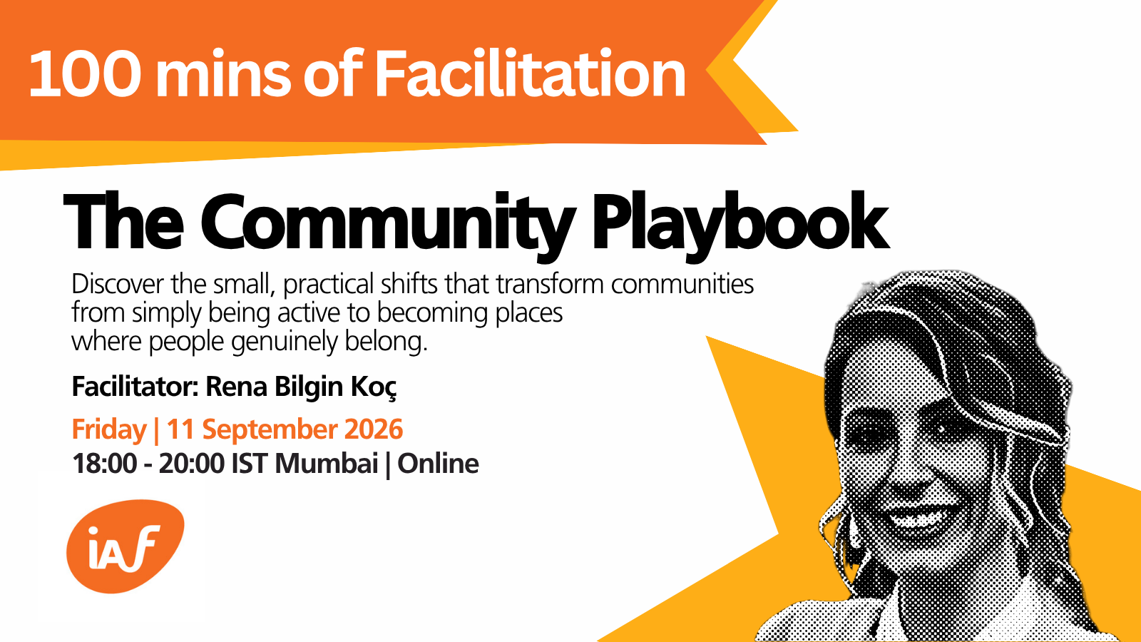 100 mins of facilitation: The Community Playbook