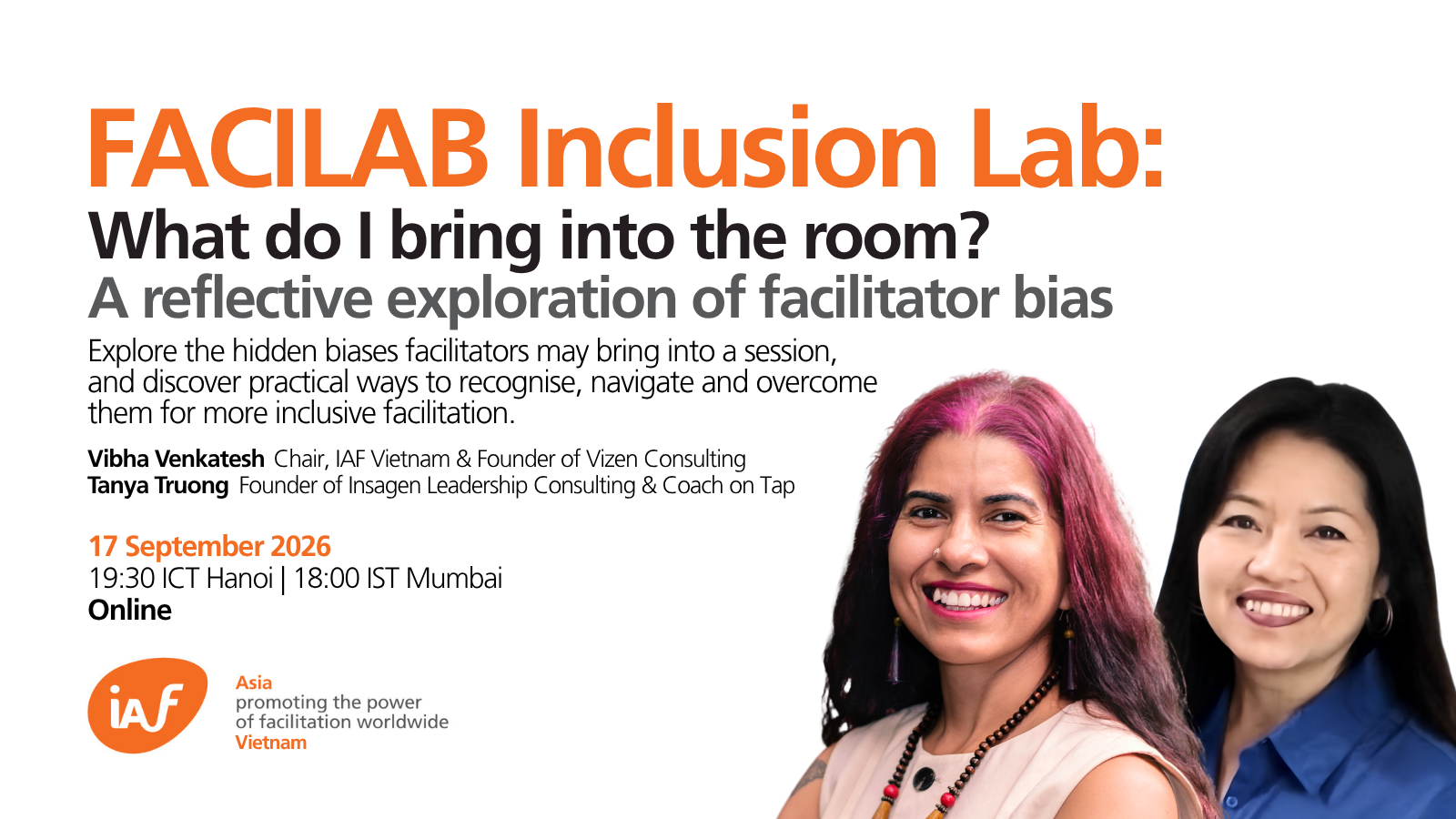 FACILAB Inclusion Lab: What Do I Bring into the Room?